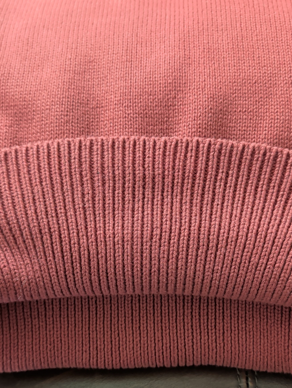 Club Monaco Cotton Knit Cowl Neck Sweater - Dusty Rose - Picture 8 of 10